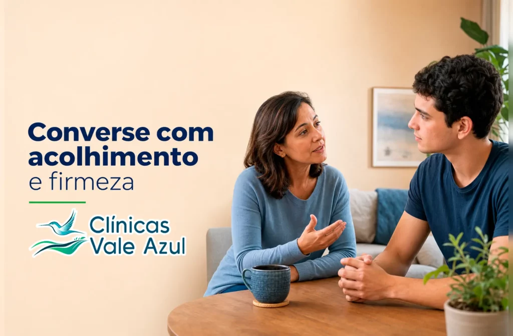 converse com acolhimento e firmeza
