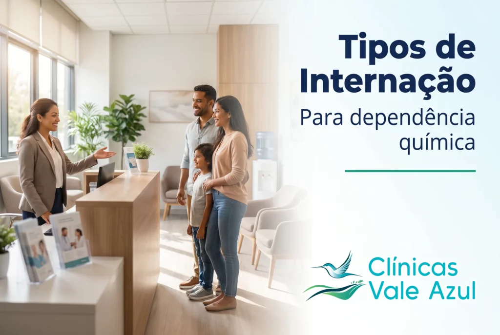 Tipos de internação para dependência química